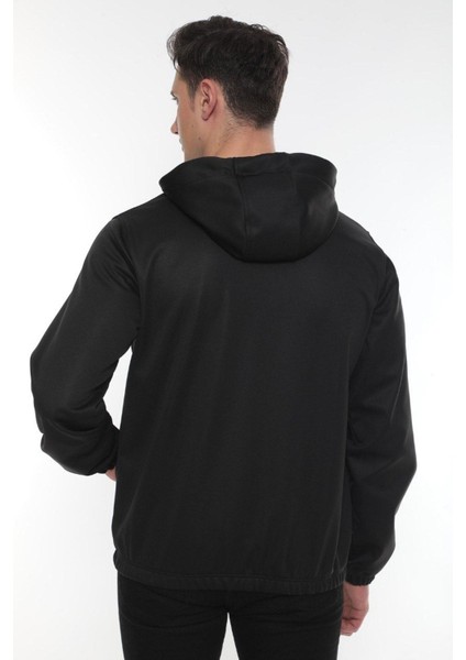 Erkek Kapüşon Fermuar Detaylı Softshell Eşofman Üstü fiyatları