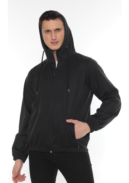 Erkek Kapüşon Fermuar Detaylı Softshell Eşofman Üstü fırsatları