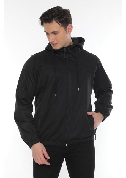 Erkek Kapüşon Fermuar Detaylı Softshell Eşofman Üstü indirimleri
