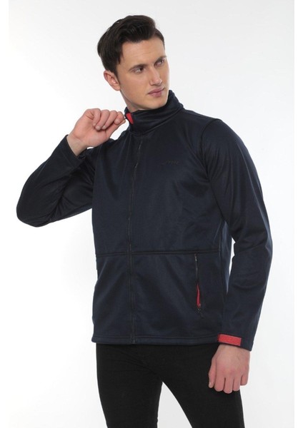 Erkek Fermuar Detaylı Softshell Eşofman Üstü