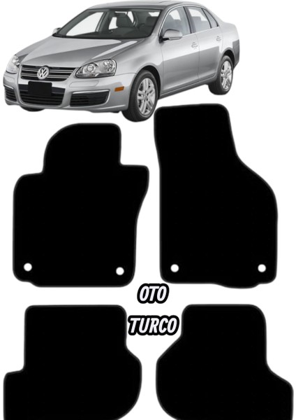 Vw Jetta (2005-2010)UYUMLU Ototurco Velur Halı Paspas