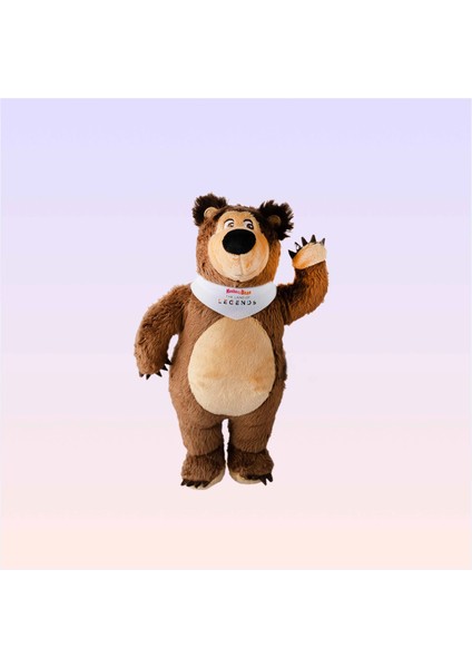 Koca Ayı Pelus Oyuncak - Maşa ile Koca Ayı 35 cm