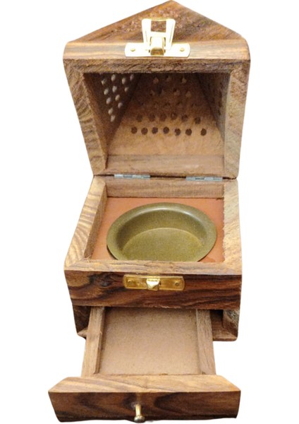 Mistisizm ve Zarafet: Piramit Şeklinde Ahşap Tütsülük fiyatları