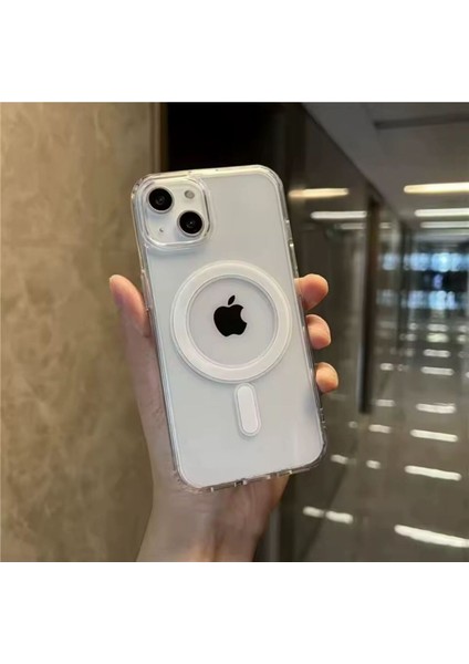 Iphone 12 Pro Max Şeffaf Mage Safe Özellikli Kılıf