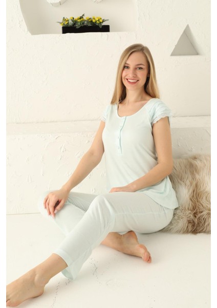 23403 Mint Renk Kadın Pijama Takımı fiyatları