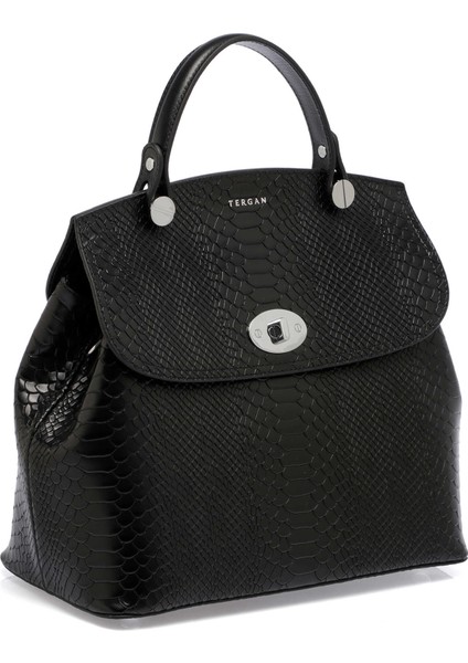 Siyah Hakiki Deri Kadın El Çantası - S24K1BC79121-B61 fiyatları