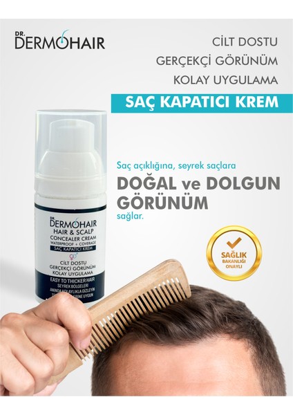 Dr Dermo Hair Saç Kapatıcı Dolgunlaştırıcı Sıvı Krem 30 ml indirimleri