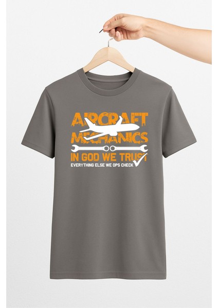 Aircraft Mechanics Unisex Tshirt Pilot - Havacı - Uçak Tutkunu