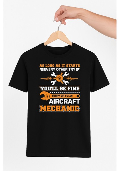 Air Mechanic Uçak Bakım Teknisyeni Tshirt Pilot - Havacı - Uçak Tutkunu