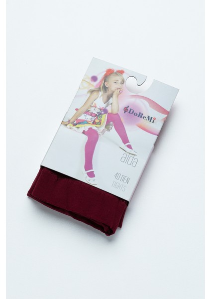 Çocuk Külotlu Çorap Düz Aida 40 Denye