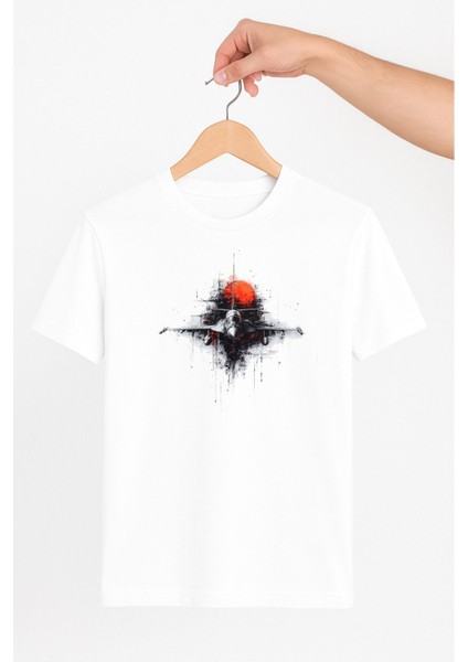 Hipersonik Tasarım Unisex Tshirt Pilot - Havacı - Uçak Tutkunu