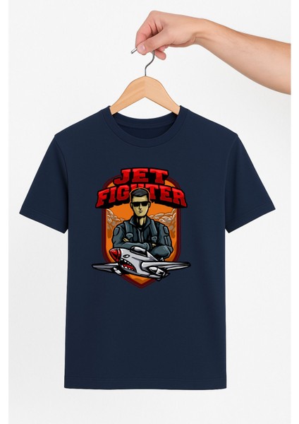 Jet Fighter Unisex Tshirt Pilot - Havacı - Uçak Tutkunu