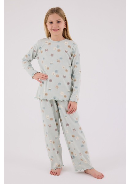 Kız Çocuk Yeşil Pijama Takımı fiyatları