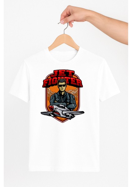 Jet Fighter Unisex Tshirt Pilot - Havacı - Uçak Tutkunu