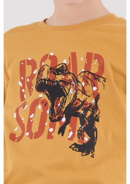 Erkek Çocuk Sarı Pijama Takımı