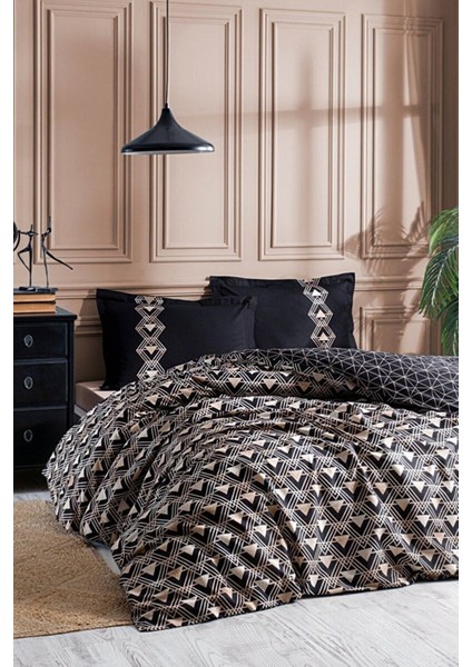 Nevresim Tk. Rf. Çift Kişilik Siyah Ouro