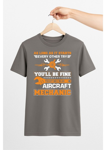 Air Mechanic Uçak Bakım Teknisyeni Tshirt Pilot - Havacı - Uçak Tutkunu