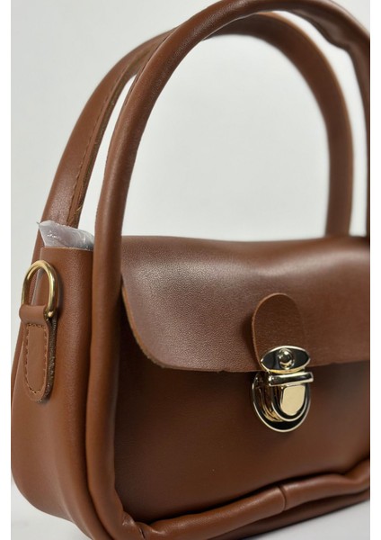 Saphira Arcana Kahverengi Kilit Detaylı El ve Omuz Çantası indirimleri