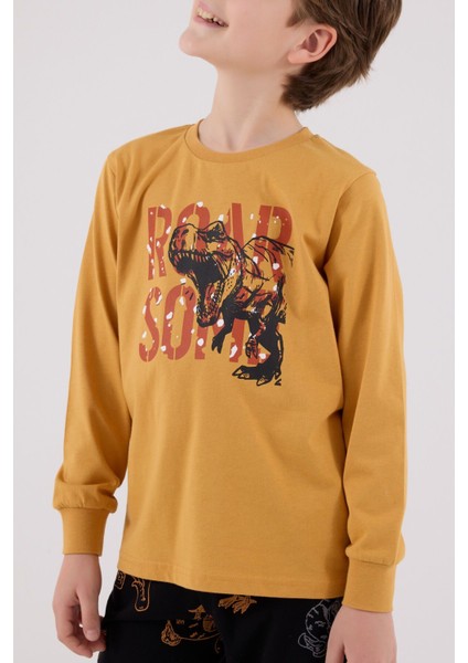 Erkek Çocuk Sarı Pijama Takımı fırsatları