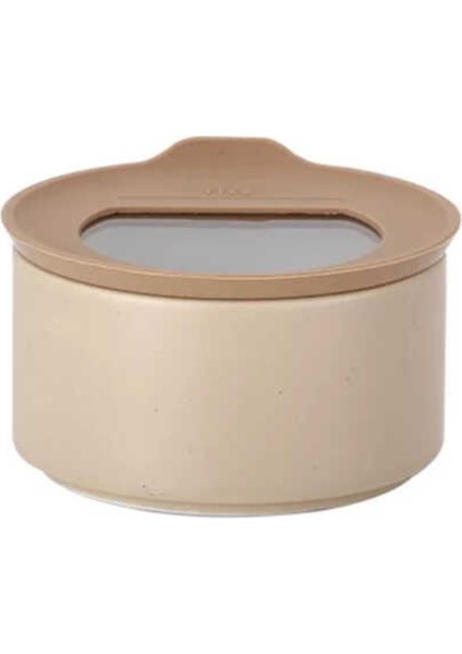 Fika One Seramik Saklama Kabı 200ML Bej
