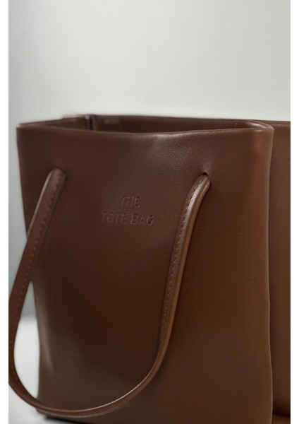 Amor Claro Kahverengi Tek Bölmeli Kadın El Kol ve Omuz Çantası