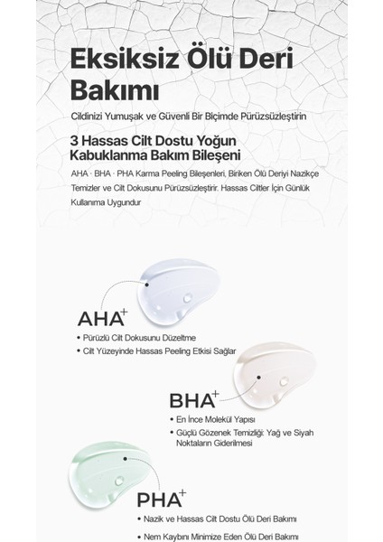 Tekli 1 Adet Aha Bha Pha Panthenol Allantoin Betain Içerikli Ölü Deri Bakımı Pelling Kore Yüz Kağıt Maske fırsatları
