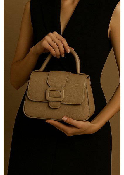 Vivelle Couture Krem Tek Bölmeli Kadın El Kol ve Omuz Çantası fiyatları