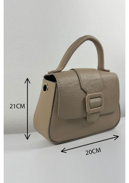 Vivelle Couture Krem Tek Bölmeli Kadın El Kol ve Omuz Çantası modelleri