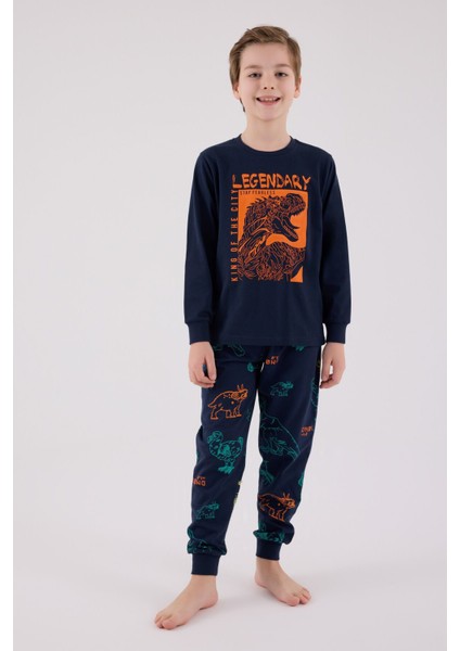 Erkek Çocuk Lacivert Pijama Takımı fiyatları