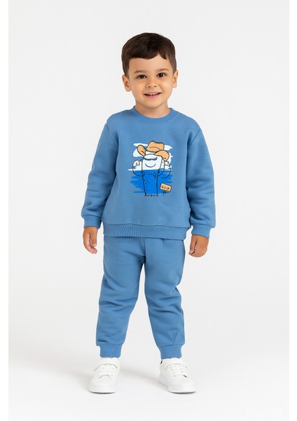 Kaktüs Baskı 2 Ip Erkek Çocuk Eşofman Takım