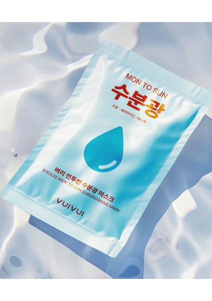 Tekli 1 Adet Solgun ve Donuk Ciltler Için Seramid Bambu Özü Probiyotik Içeren Subungwang Kore Yüz Maskesi