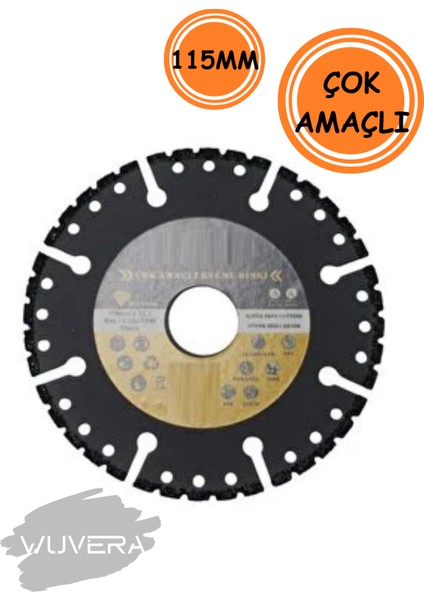 Çok Amaçlı 115 mm Kesici Disk – Metalden Plastiğe Geniş Yüzeyler Için Keskin ve Dayanıklı Kesim Diski
