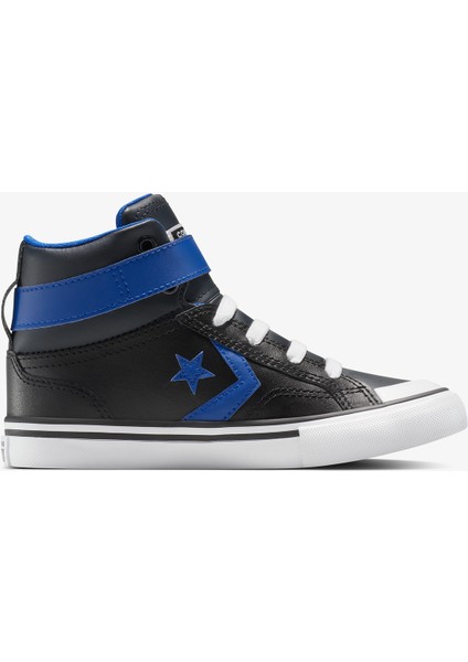 Pro Blaze Strap Leather Easy On Çocuk Siyah SNEAKER.001