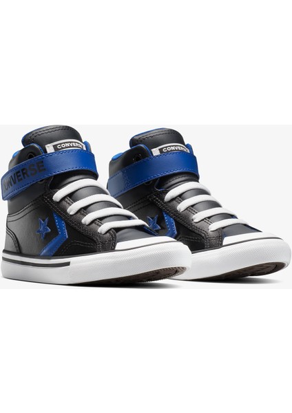 Pro Blaze Strap Leather Easy On Çocuk Siyah SNEAKER.001