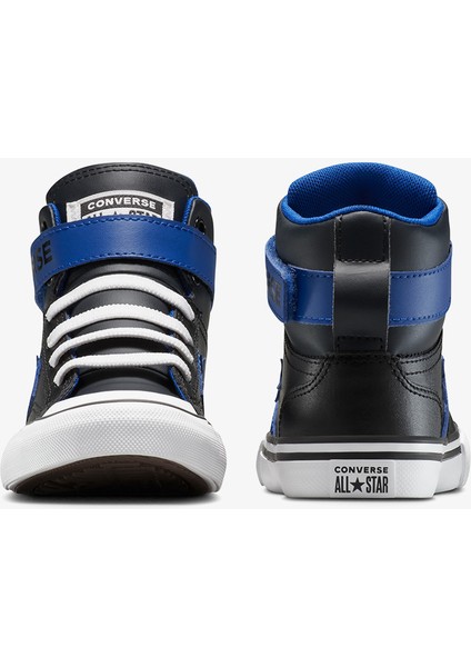 Pro Blaze Strap Leather Easy On Çocuk Siyah SNEAKER.001