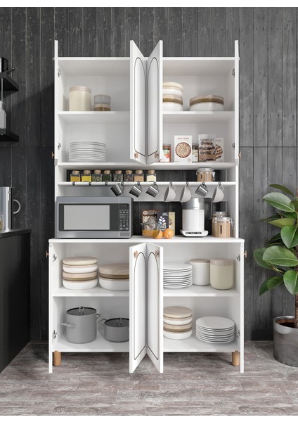 Stella Bohem Tarzda Kahve Köşesi, Erzak Dolabı, Kiler Dolabı, Çok Amaçlı Mutfak Dolabı fırsatları