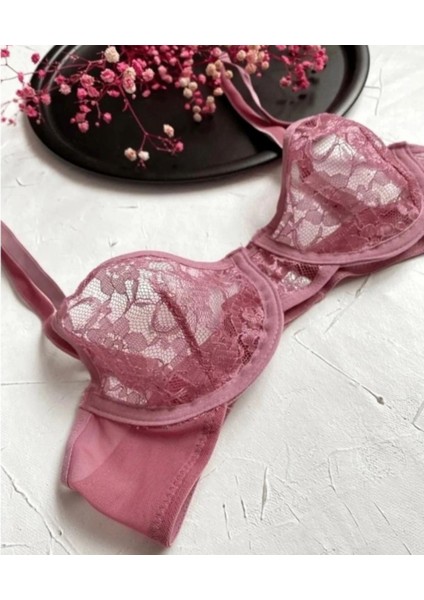 Kadın Mor Dantelli Iç Çamaşır Takımı fiyatları