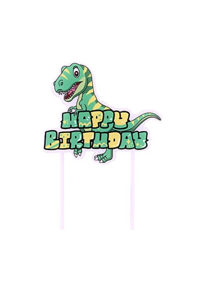 Dinozor Temalı Happy Birthday Mum fiyatları