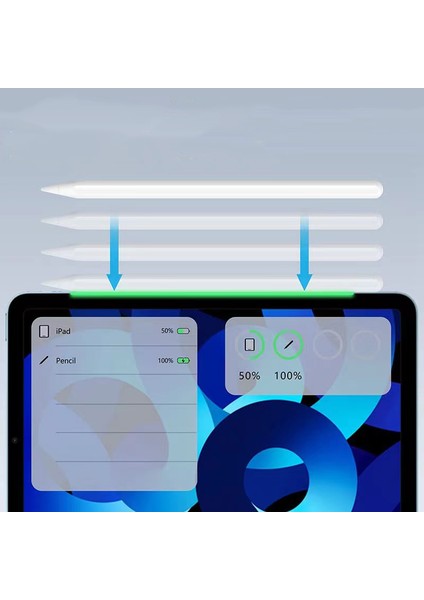 Zıvo Pencil 09 Palm-Rejection Magnetik Şarj ve Eğim Özellikli Dokunmatik Çizim Kalemi-Beyaz fiyatları