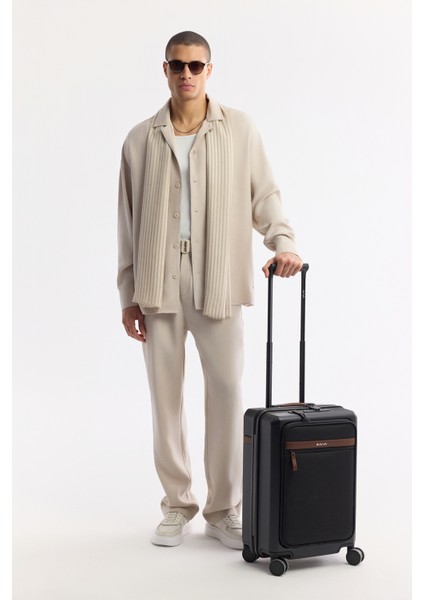 Erkek Bej Apaj Yaka Soft Touch Comfort Fit Gömlek A51Y2092