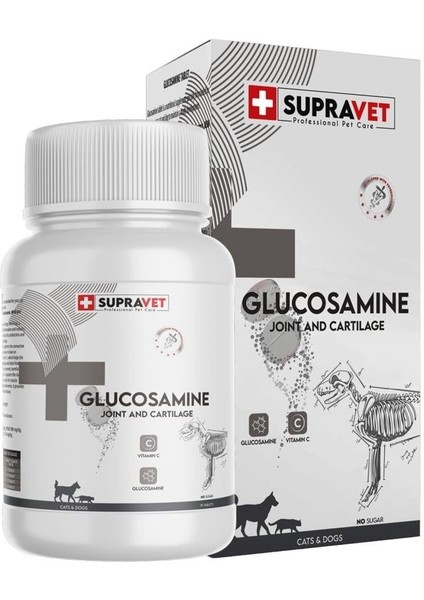 Glucosamine Kedi ve Köpek Sağlığı Glukozamin Tablet + Vitamin C 75 Tablet fırsatları