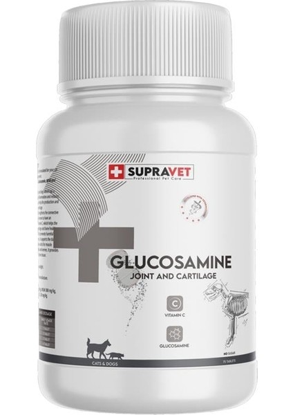 Glucosamine Kedi ve Köpek Sağlığı Glukozamin Tablet + Vitamin C 75 Tablet indirimleri