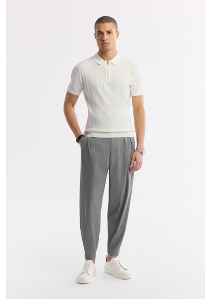 Erkek Koyu Gri Klasik Bel Kırışmaz Teknik Kumaş Baggy Fit Pantolon A51Y3021 indirimleri
