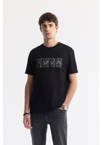 Erkek Antrasit Taş Yıkamalı Pamuklu Elastan Berlin Slim Fit Jean Pantolon A51Y3513