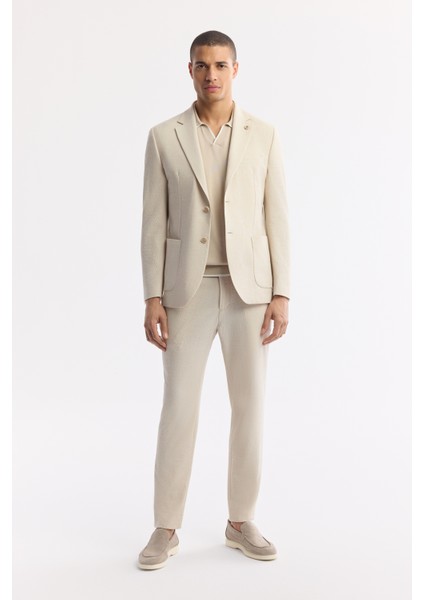 Erkek Taş Yan Cepli Bi-Stretch Comfort Slim Fit Pantolon A51Y3206