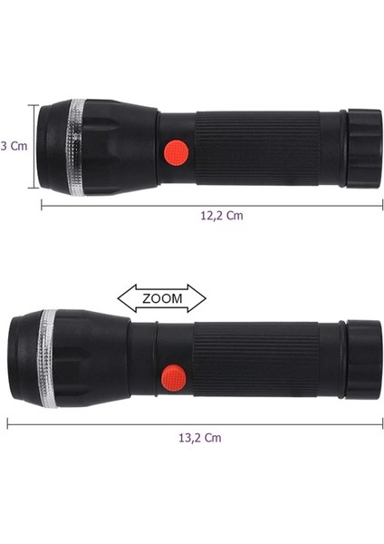 PS-7083 Plastik Zoomlu Pilli El Feneri fiyatları