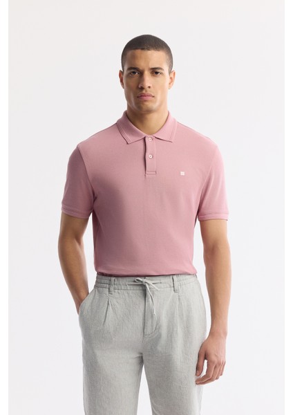 Erkek Gri Beli Lastikli Keten Karışımlı Relaxed Fit Şort B003731