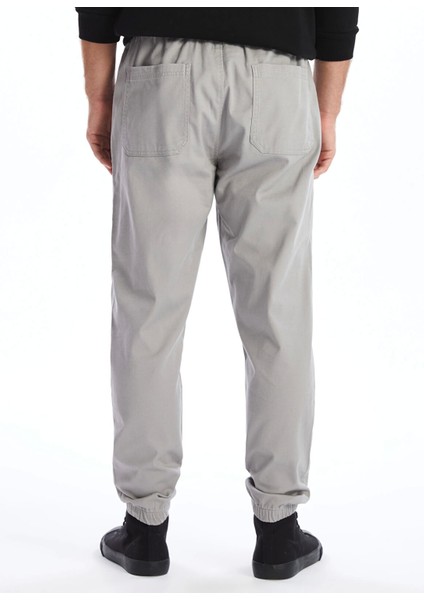 Xsıde Gri Standart Kalıp Gabardin Erkek Jogger Pantolon fırsatları