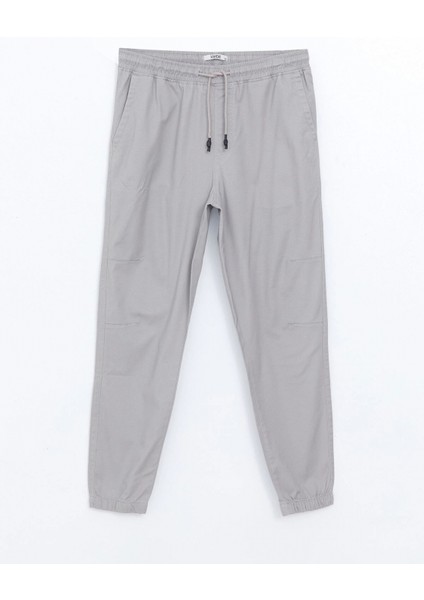 Xsıde Gri Standart Kalıp Gabardin Erkek Jogger Pantolon indirimleri