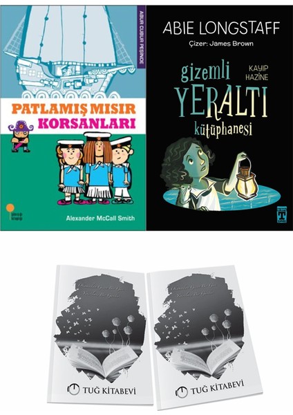 Patlamış Mısır Korsanları ve Gizem Li Yeraltı Kütüphanesi 4 Kayıp Hazine + Hediyeli